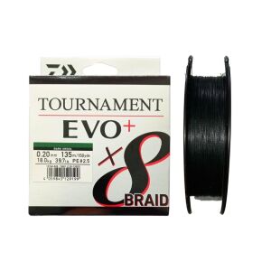 Daiwa Tournament EVO+ 135m 0.20mm 8X Dark Green İp Misina