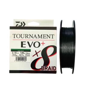 Daiwa Tournament EVO+ 135m 0.18mm 8X Dark Green İp Misina
