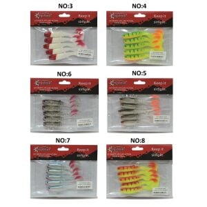 Captain 3571 Taifun Soft 10cm 5gr Silikon Yem (5'li Paket)