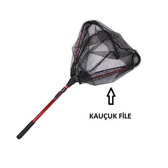 Captain 6781 Tek Parça 81cm Katlanır LRF Kepçe 37x37cm Kauçuk Tor