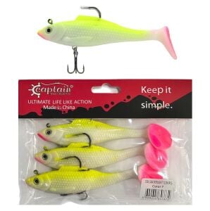 Captain 3568 Cracker Soft 12cm 26gr Turna Silikonu 3 Adet Color:7