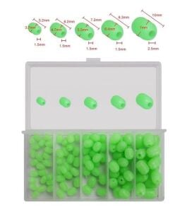 Captain 7660 Silikon Boncuk Seti Glow 100lü Kutuda