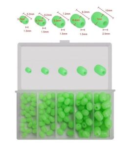 Captain 7660 Silikon Boncuk Seti Glow 100lü Kutuda