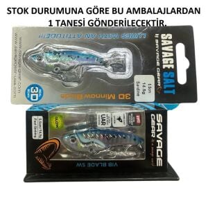 Savage Gear 3D Vib Blade 14.5gr 5.5cm Vibrasyon Jig Yem Sardine