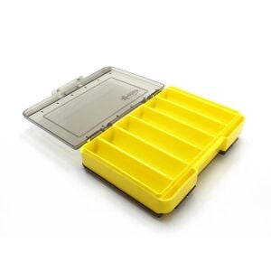 Captain 7223 Çift Taraflı Maket Yem Kutusu 12 Gözlü 14x10.5x3cm Sarı