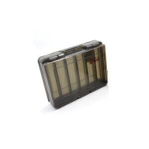 Captain 7223 Çift Taraflı Maket Yem Kutusu 12 Gözlü 14x10.5x3cm Füme