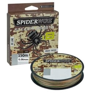 SpiderWire 8X 0.06mm 150m Stealth Smooth İp Misina Camo