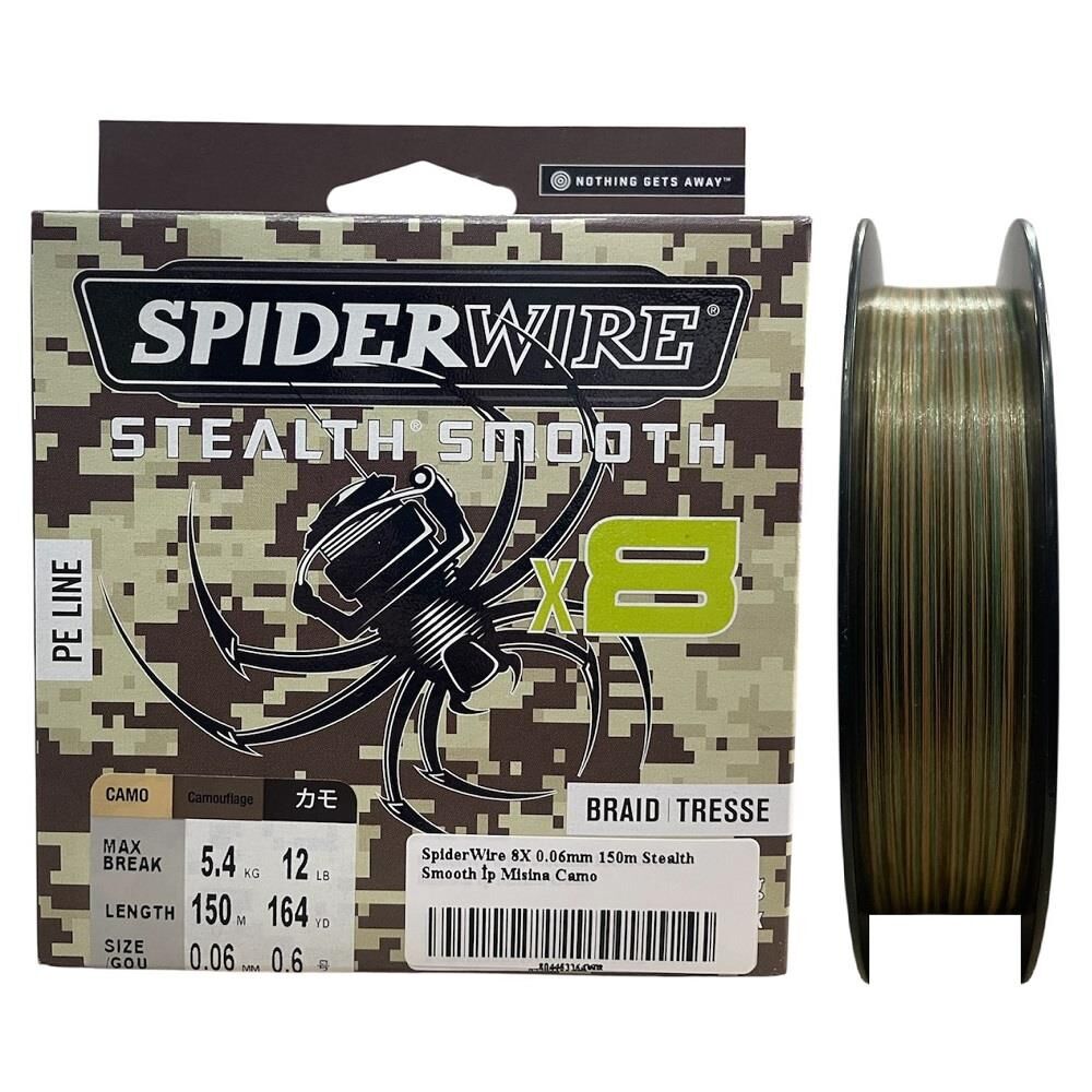 SpiderWire 8X 0.06mm 150m Stealth Smooth İp Misina Camo