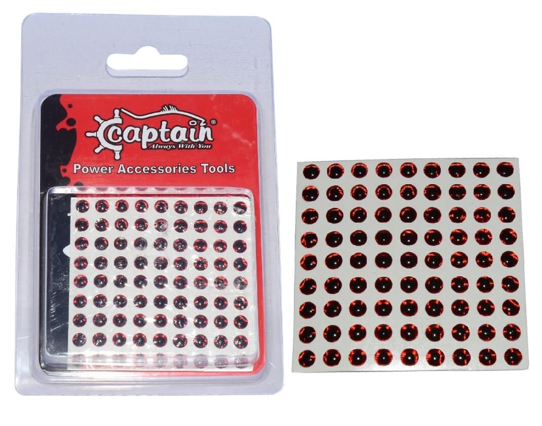 Captain 7631 Balık Gözü 5mm Red 81 li