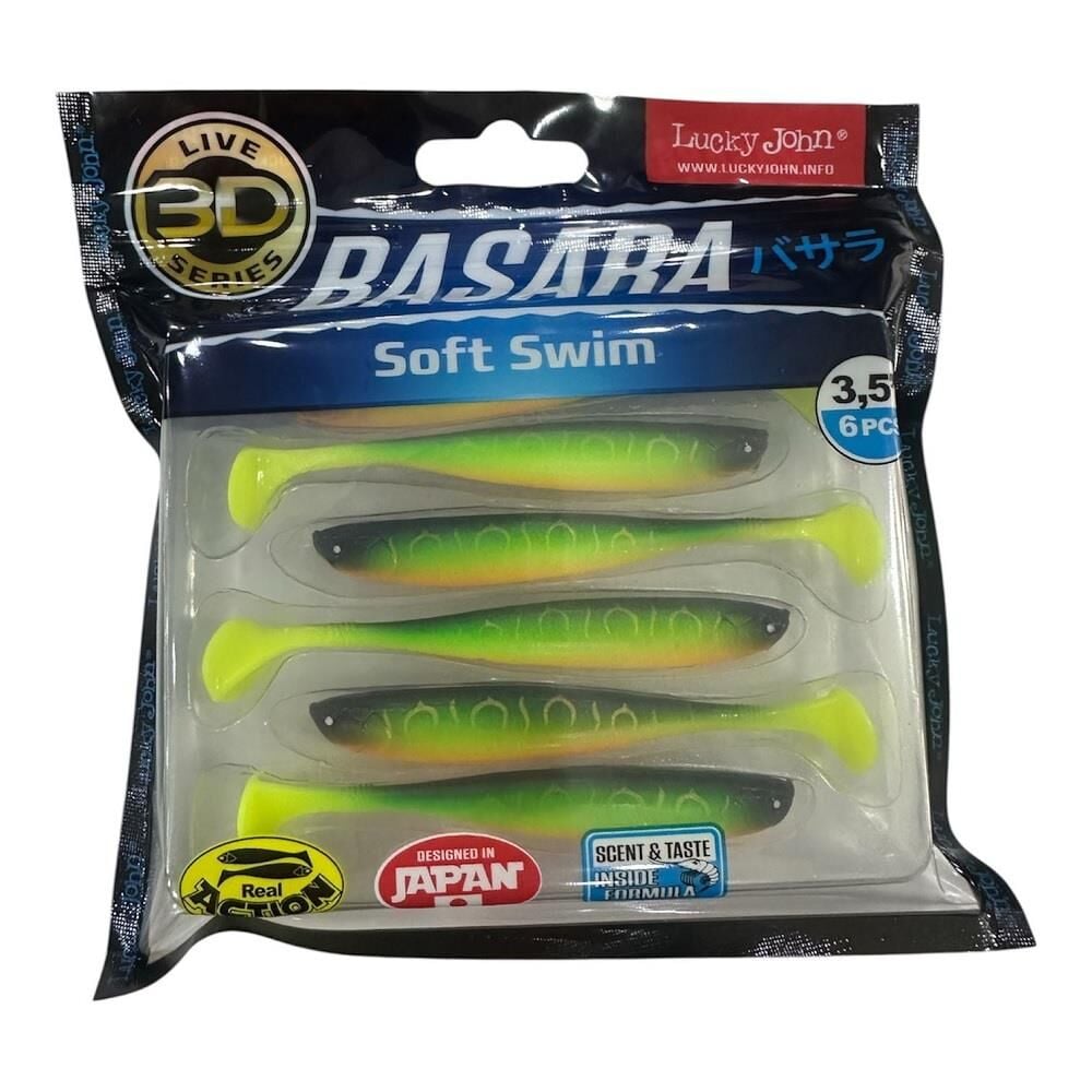 Lucky John Basara 3.5'' 8.89cm 3.5gr Silikon Yem 6 Adet Renk PG02