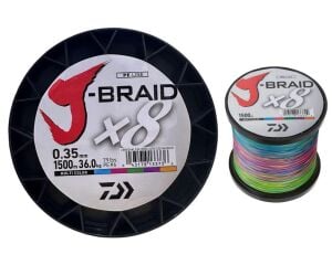 Daiwa J-Braid 8X 1500mt 0.35mm İp Misina Multi Color
