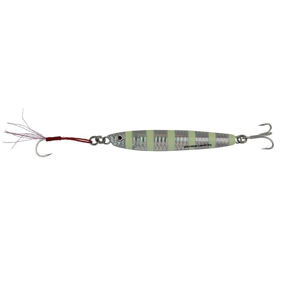 Savage Gear 3D Slim Minnow Jig 100 gr 12.5 cm Zebra Glow