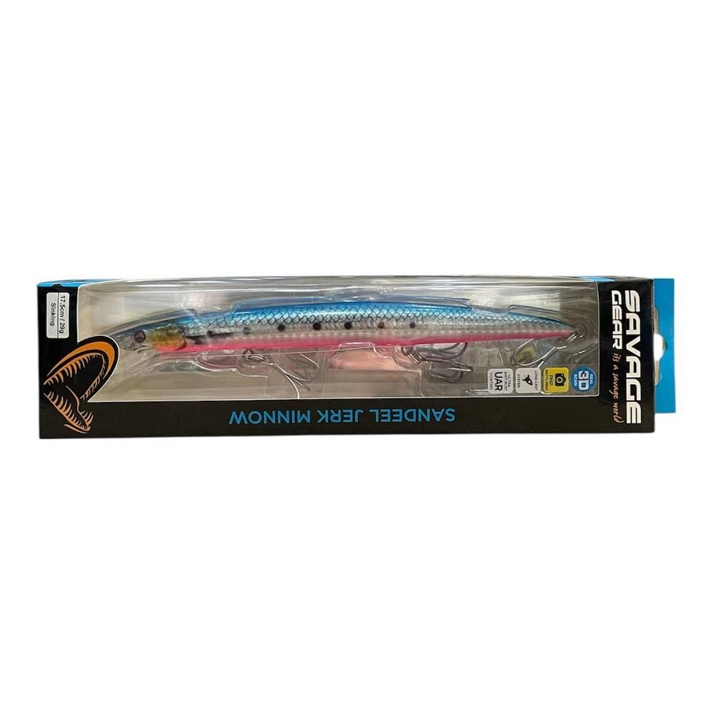Savage Gear Jerk Minnow 175mm 29gr Sinking Maket Yem Pink Belly Sardine