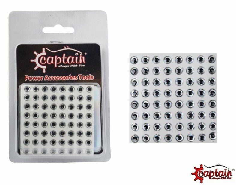 Captain 7632 Balık Gözü 6mm Natural 64 lü