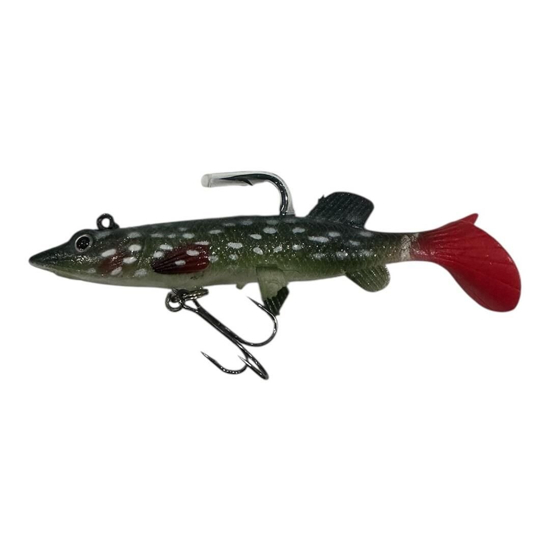 Effe Sasi Turna 14 cm 40 gr 2 İğneli Silikon Yem 10