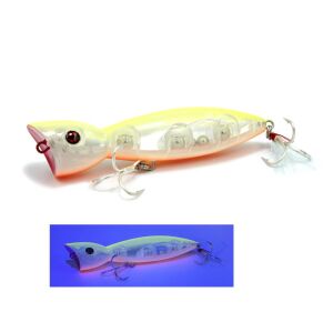 Fujin La-Nina 10cm 24gr Maket Balık Su Üstü Popper 131 Lemon Flash