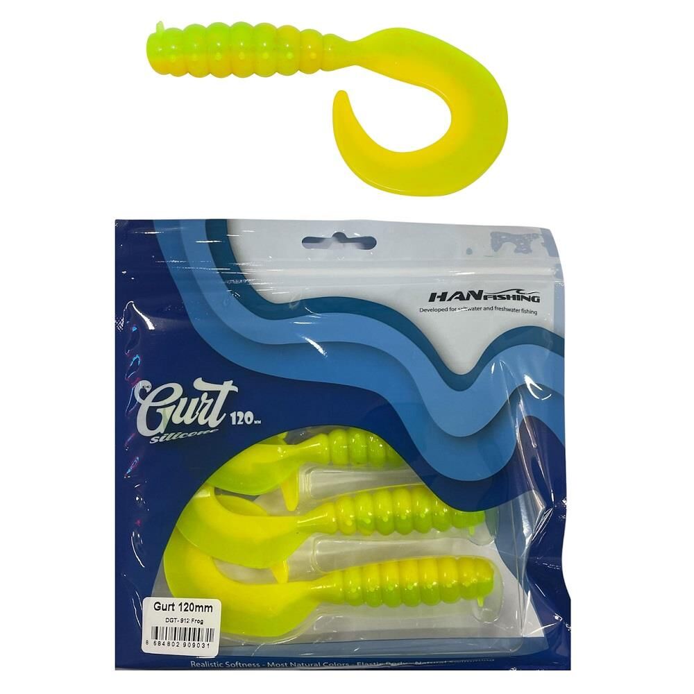 Hanfish Gurt 120 12cm Silikon Yem 3 Adet DGT912 Frog