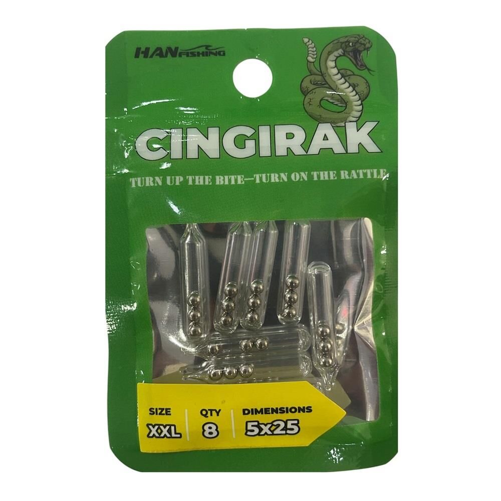 Hanfish Çıngırak XXL 5x25mm 8 Adet