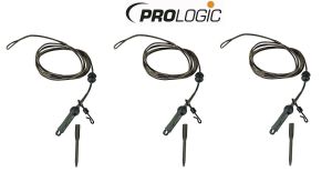 Prologic Helicopter Ready Metal Core Leader 80cm 45lbs 3 Adet