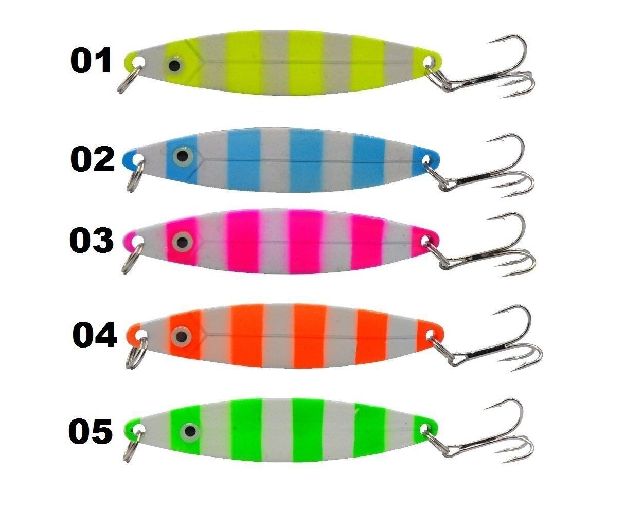 Captain 6145 Zebra Glow Kaşık 8cm 18gr