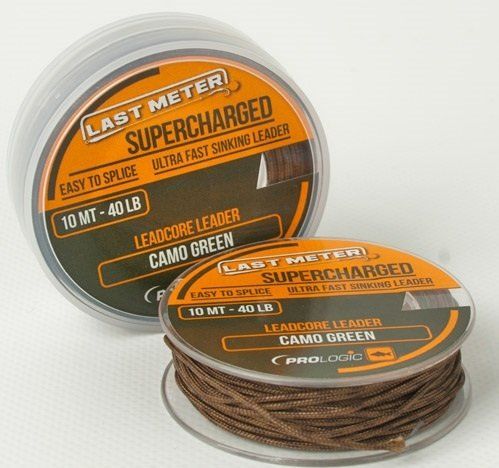 Prologic Supercharged Leadcore Leader 10m Camo Green