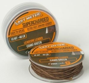 Prologic Supercharged Leadcore Leader 10m Camo Green