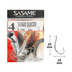 Sasame F-705 No:4 Seigo Sliced Olta İğnesi 17 Adet