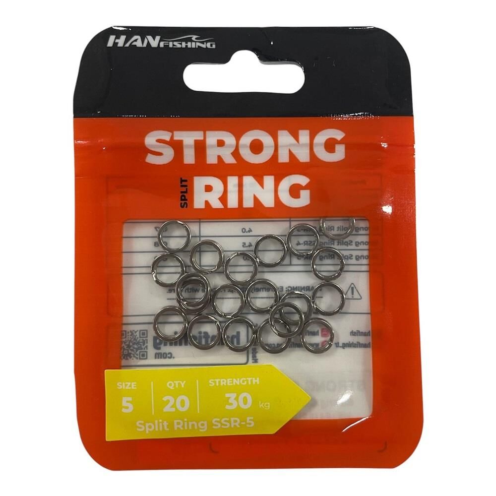 Hanfish Strong Split Ring No:5 Halka 20 Adet