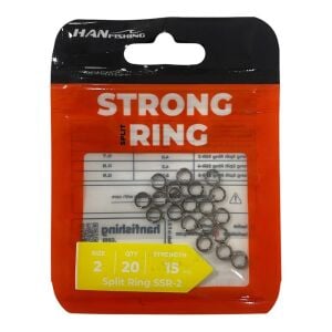 Hanfish Strong Split Ring No:2 Halka 20 Adet