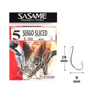 Sasame F-705 No:5 Seigo Sliced Olta İğnesi 18 Adet