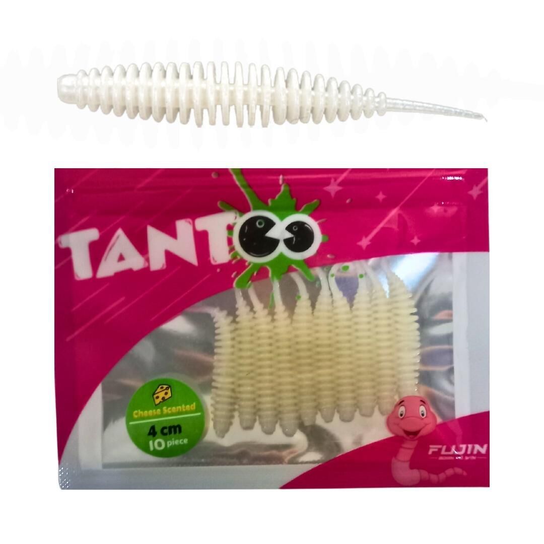 Fujin Tantoo 40mm LRF Silikon Balık (10 adet) Pearl