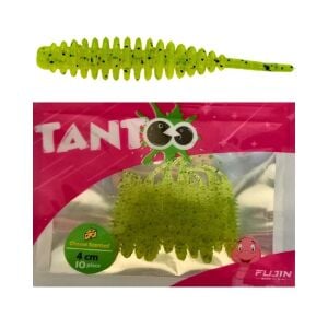 Fujin Tantoo 40mm LRF Silikon Balık (10 adet) Chartreuse Black
