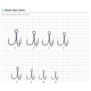 BKK Fangs-62 UA No:4 Üçlü Olta İğnesi 8 Adet