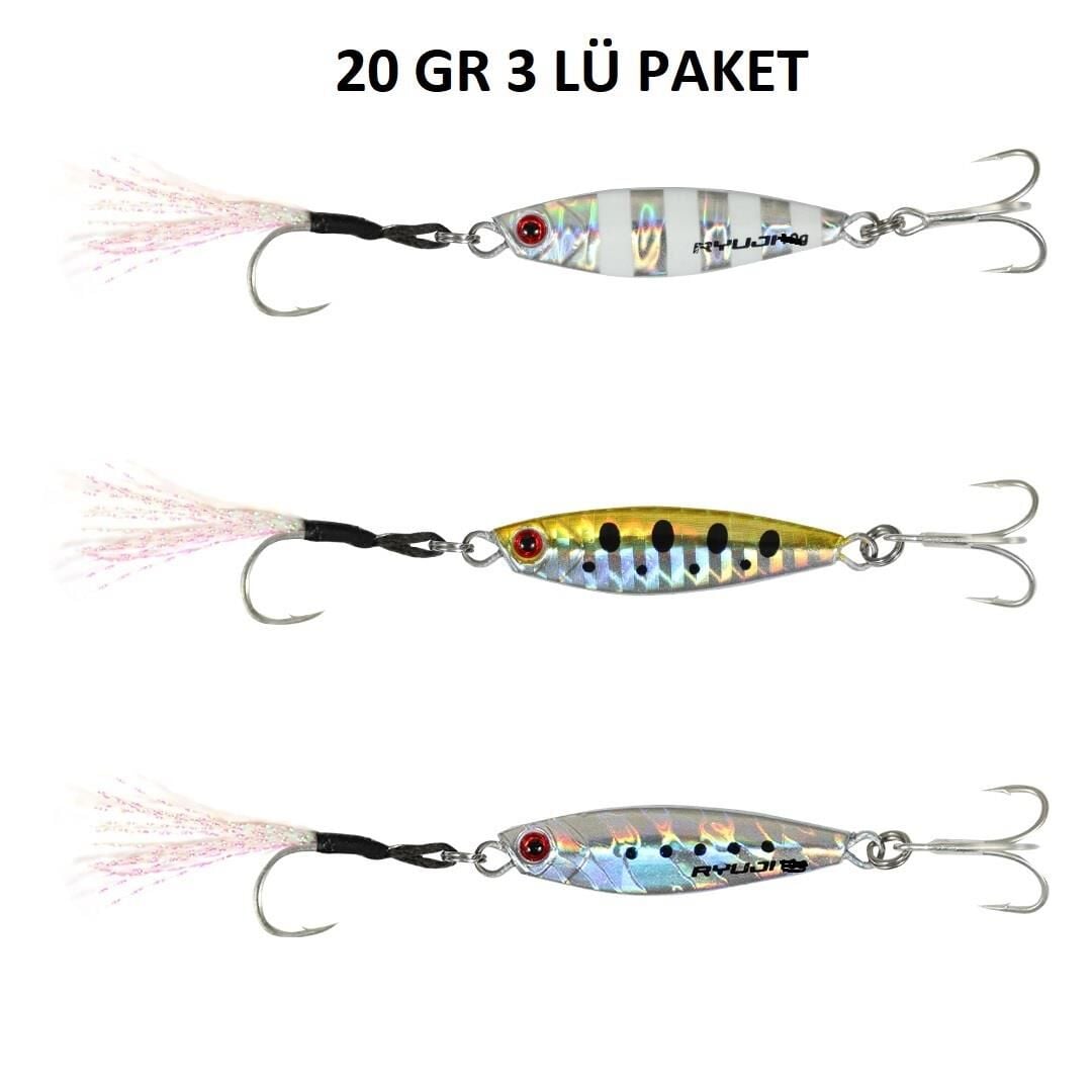 Ryuji Jig Sea Pro Mix 6cm 20gr Jig Set 3 Adet