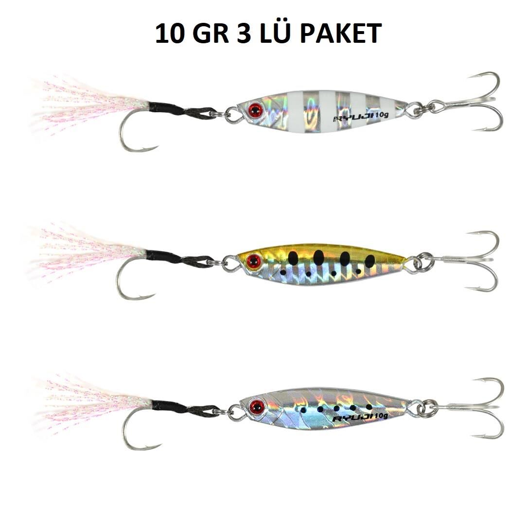 Ryuji Jig Sea Pro Mix 4cm 10gr Jig Set 3 Adet