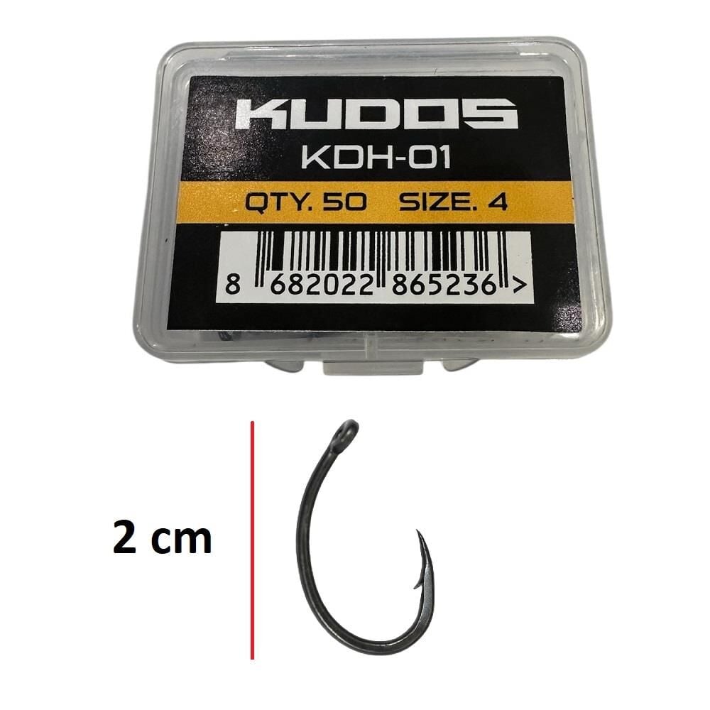 Kudos KDH-01 No:4 Olta İğnesi 50 Adet
