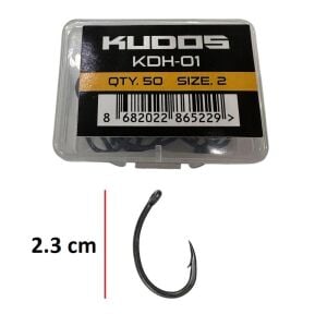 Kudos KDH-01 No:2 Olta İğnesi 50 Adet