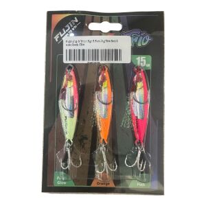 Fujin Jig-X Trio 15gr 5.5cm Jig Yem Seti 3 Adet Renk TR4