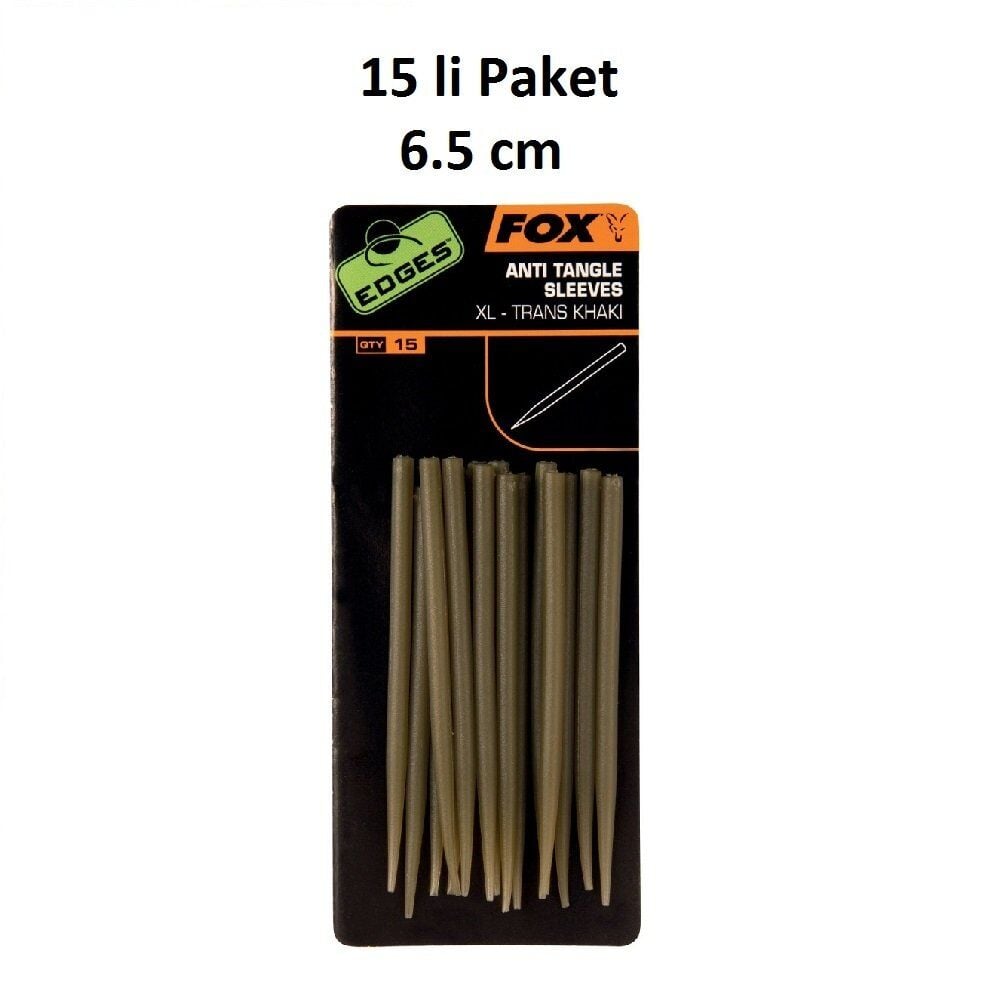 Fox Edges Anti Tangle Sleeves XL (15'li Paket)