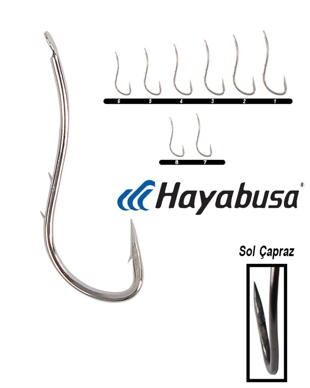 Hayabusa HRYU 191 Nickel İğne (15 li Paket)