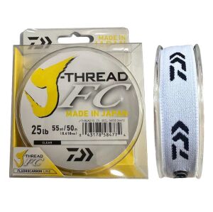 Daiwa J-Thread FC Leader 0.418mm 25lb 50m %100 Fluorocarbon Misina
