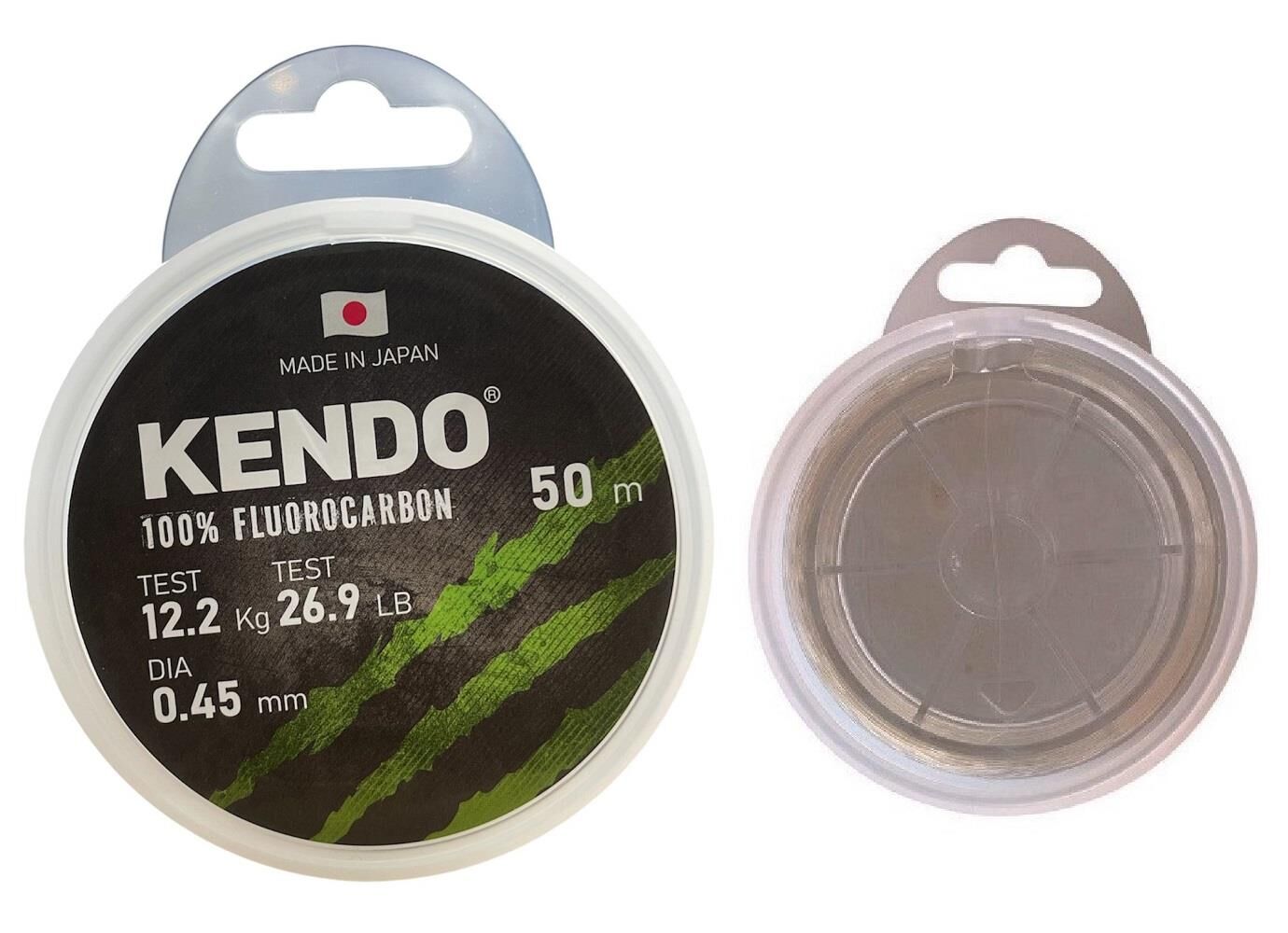 Kendo White 50mt 0.45mm %100 Fluorocarbon Misina
