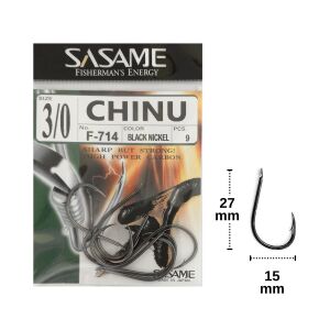 Sasame F-714 No:3/0 Chinu Olta İğnesi 9 Adet