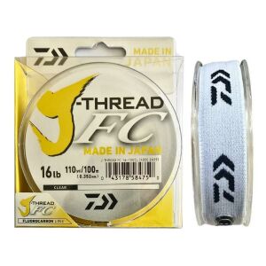 Daiwa J-Thread FC Leader 0.352mm 16lb 100m %100 Fluorocarbon Misina