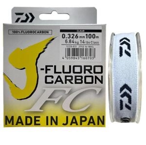 Daiwa J-Fluorocarbon FC 100mt 0.326mm 14lb %100 Fluorocarbon Misina