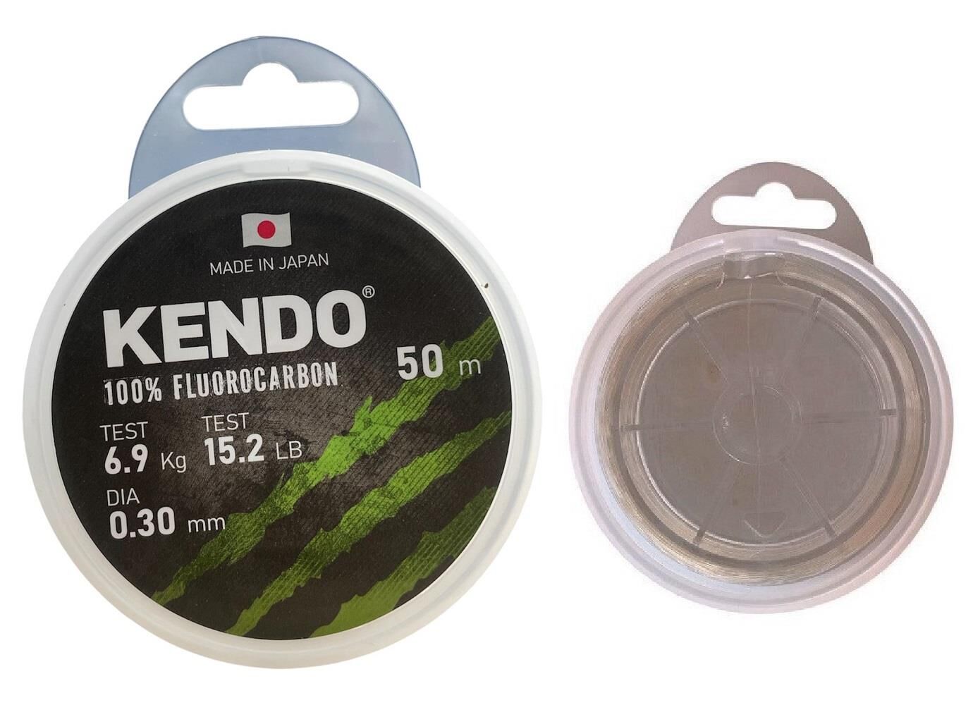 Kendo White 50mt 0.30mm %100 Fluorocarbon Misina