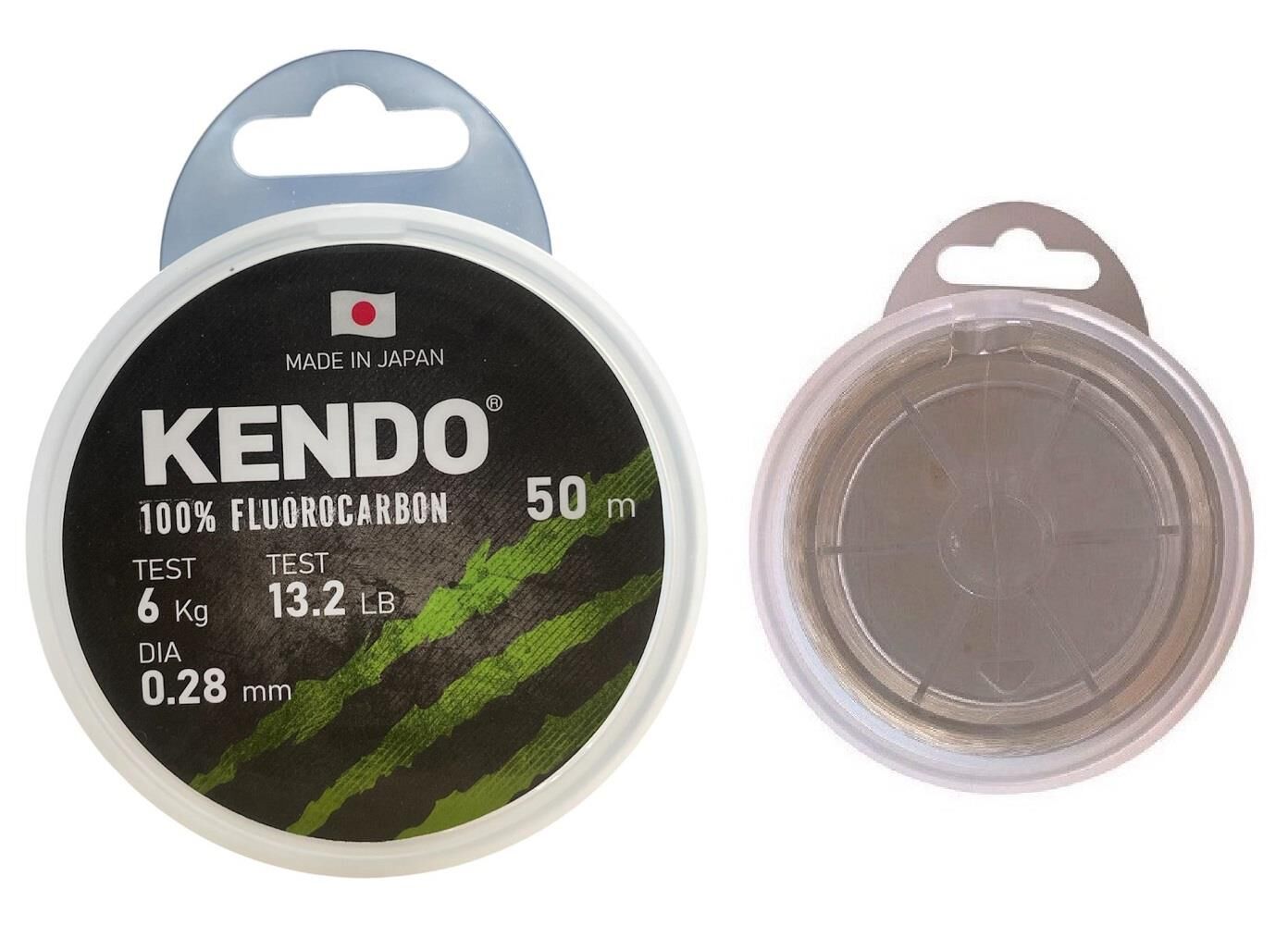 Kendo White 50mt 0.28mm %100 Fluorocarbon Misina