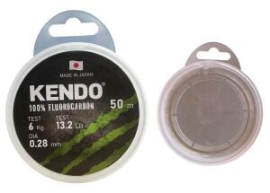 Kendo White 50mt 0.28mm %100 Fluorocarbon Misina