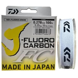 Daiwa J-Fluorocarbon FC 100mt 0.278mm 10lb %100 Fluorocarbon Misina