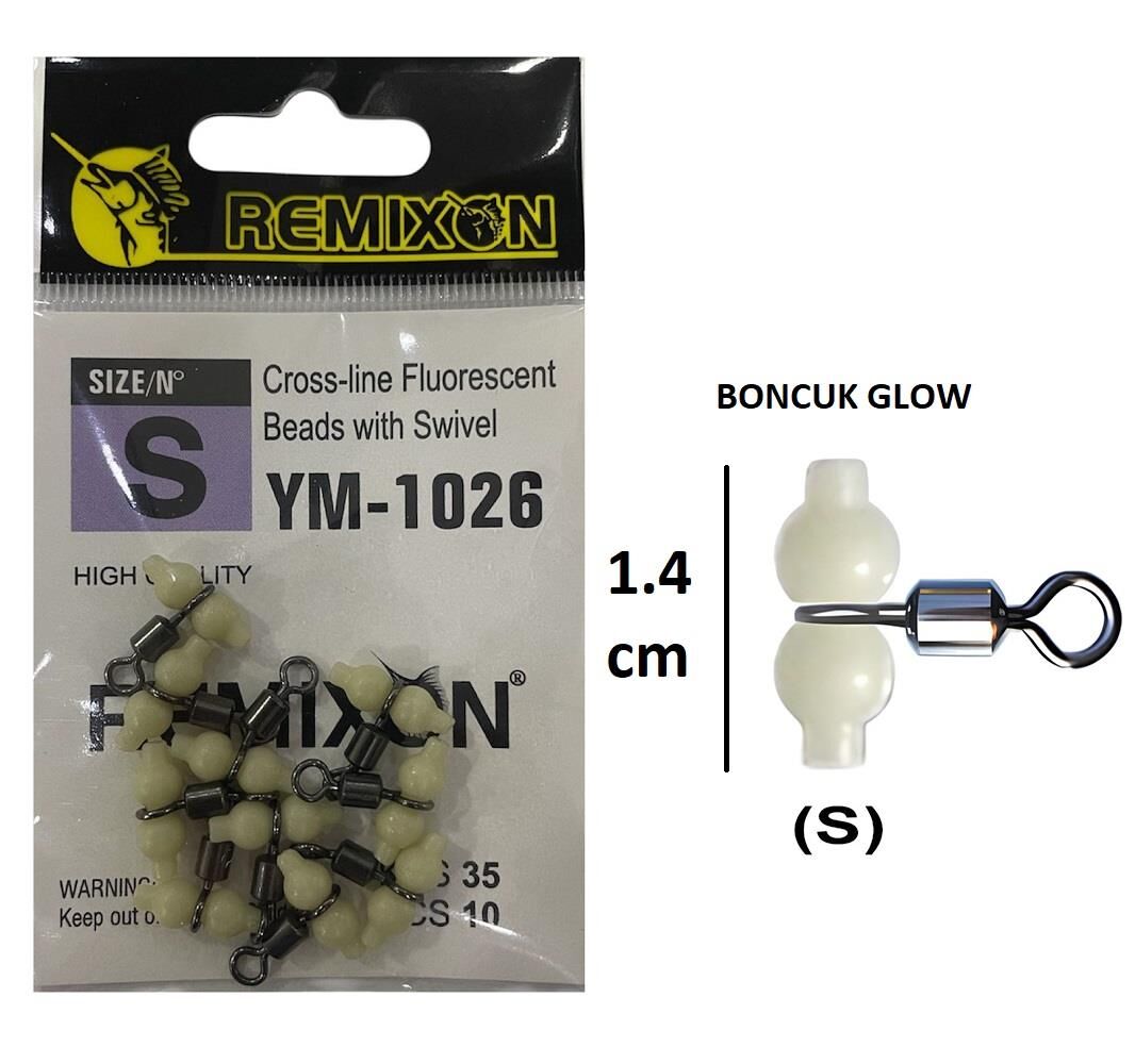 Remixon YM-1026 S Beden Boncuklu Bilyeli Barikat Fırdöndü 10 Adet